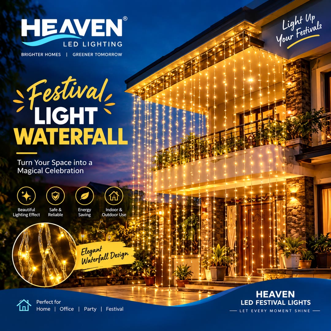 Festival Light Waterfall 800L view 3