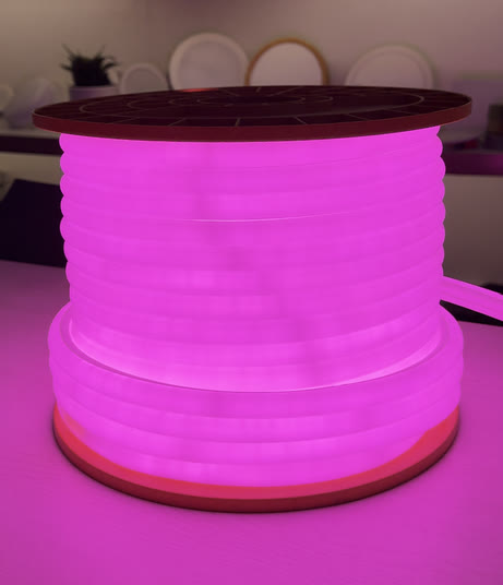 Neon Rope Light — RGB | Pink view 3
