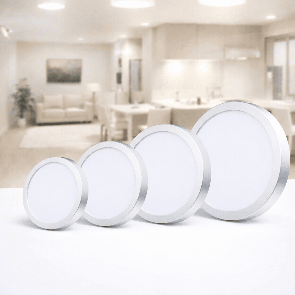 Surface Panel Light (Round Aluminium)