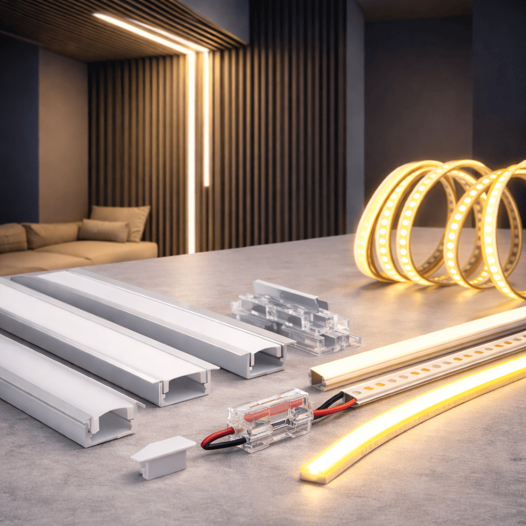 Profile Light & Accessories — HEAVEN LED Nepal