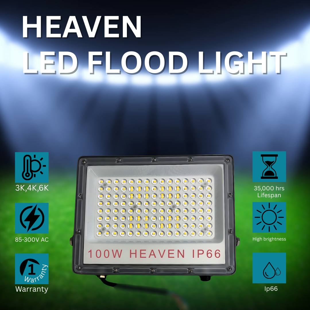 Heaven 100W LED Flood Light – Rose Model gallery image