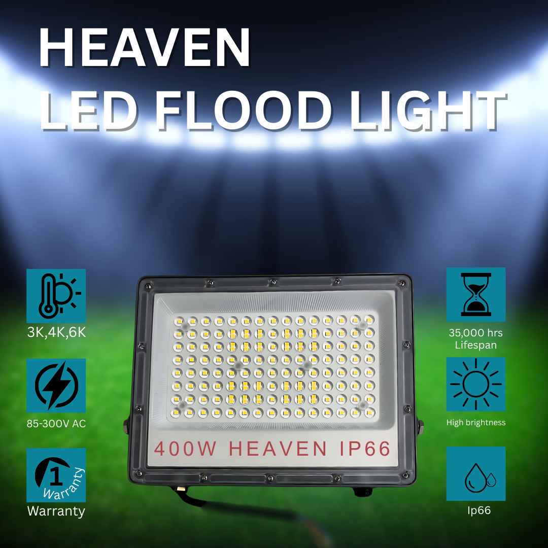 Heaven 400 Watt Flood Light – Rose Model gallery image